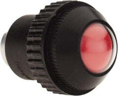 Norgren - 1/8" Female NPTF Bottom Rotowink Pressure Indicator - 10 to 125 psiG, Red Unactuated Color & Green Actuated Color - Industrial Tool & Supply