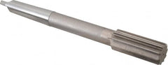 Interstate - 1-7/32" High Speed Steel 10 Flute Chucking Reamer - Industrial Tool & Supply
