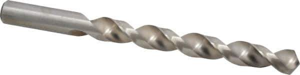 Chicago-Latrobe - 1/2" 118° High Speed Steel Jobber Drill - Bright Finish, Right Hand Cut, Spiral Flute, Straight Shank, 6" OAL, Standard Point - Industrial Tool & Supply
