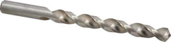 Chicago-Latrobe - 1/2" 118° High Speed Steel Jobber Drill - Bright Finish, Right Hand Cut, Spiral Flute, Straight Shank, 6" OAL, Standard Point - Industrial Tool & Supply