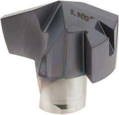 Iscar - Series ICP, 27.99mm Diam Grade IC908 Replaceable Drill Tip - Carbide, TiAlN/TiN Finish, 28 Seat Size - Industrial Tool & Supply