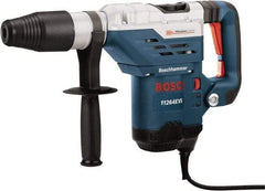 Bosch - 120 Volt 1-5/8" Keyless Chuck Electric Rotary Hammer - 0 to 3,600 BPM, 0 to 1,700 & 0 to 2,900 RPM - Industrial Tool & Supply