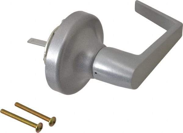 Yale - Lever Lockset - Aluminum Painted Finish - Industrial Tool & Supply