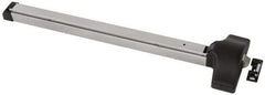 Yale - 30 to 36" Wide Door Range, Aluminum Painted Rim Exit Push Bar - Fits 30 to 36" Door, 2-1/2 Projection - Industrial Tool & Supply