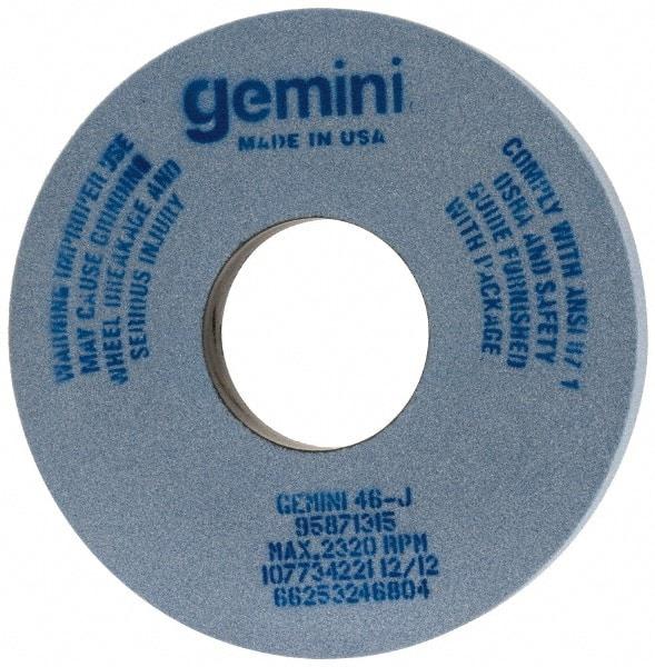 Norton - 14" Diam x 5" Hole x 1-1/2" Thick, J Hardness, 46 Grit Surface Grinding Wheel - Aluminum Oxide, Type 1, Coarse Grade, 2,320 Max RPM, No Recess - Industrial Tool & Supply