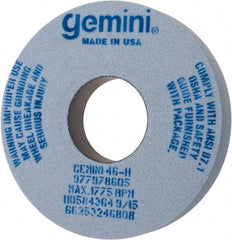 Norton - 14" Diam x 5" Hole x 2" Thick, H Hardness, 46 Grit Surface Grinding Wheel - Aluminum Oxide, Type 1, Coarse Grade, 1,775 Max RPM, No Recess - Industrial Tool & Supply