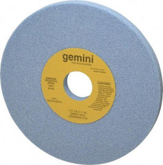 Norton - 7" Diam x 1-1/4" Hole x 1/2" Thick, K Hardness, 46 Grit Surface Grinding Wheel - Aluminum Oxide, Type 1, Coarse Grade, 3,600 Max RPM, No Recess - Industrial Tool & Supply