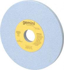 Norton - 7" Diam x 1-1/4" Hole x 1/2" Thick, I Hardness, 60 Grit Surface Grinding Wheel - Aluminum Oxide, Type 1, Medium Grade, 3,600 Max RPM, No Recess - Industrial Tool & Supply