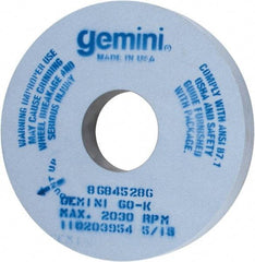 Norton - 16" Diam x 5" Hole x 2" Thick, K Hardness, 60 Grit Surface Grinding Wheel - Aluminum Oxide, Type 1, Medium Grade, 2,030 Max RPM, No Recess - Industrial Tool & Supply