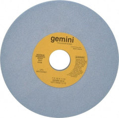 Norton - 7" Diam x 1-1/4" Hole x 1/2" Thick, K Hardness, 60 Grit Surface Grinding Wheel - Aluminum Oxide, Type 1, Medium Grade, 3,600 Max RPM, No Recess - Industrial Tool & Supply