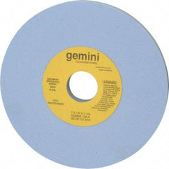 Norton - 7" Diam x 1-1/4" Hole x 1/2" Thick, K Hardness, 100 Grit Surface Grinding Wheel - Aluminum Oxide, Type 1, Fine Grade, 3,600 Max RPM, No Recess - Industrial Tool & Supply