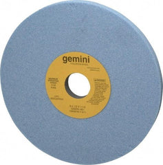 Norton - 8" Diam x 1-1/4" Hole x 1/2" Thick, I Hardness, 46 Grit Surface Grinding Wheel - Aluminum Oxide, Type 1, Coarse Grade, 3,105 Max RPM, No Recess - Industrial Tool & Supply