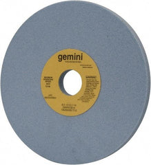 Norton - 8" Diam x 1-1/4" Hole x 1/2" Thick, H Hardness, 60 Grit Surface Grinding Wheel - Aluminum Oxide, Type 1, Medium Grade, 3,600 Max RPM, No Recess - Industrial Tool & Supply