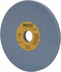 Norton - 8" Diam x 1-1/4" Hole x 1/2" Thick, K Hardness, 60 Grit Surface Grinding Wheel - Aluminum Oxide, Type 1, Medium Grade, 3,600 Max RPM, No Recess - Industrial Tool & Supply