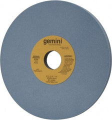 Norton - 8" Diam x 1-1/4" Hole x 1/2" Thick, K Hardness, 80 Grit Surface Grinding Wheel - Aluminum Oxide, Type 1, Medium Grade, 3,600 Max RPM, No Recess - Industrial Tool & Supply