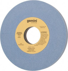 Norton - 12" Diam x 3" Hole x 1" Thick, K Hardness, 60 Grit Surface Grinding Wheel - Aluminum Oxide, Type 1, Medium Grade, 2,705 Max RPM, No Recess - Industrial Tool & Supply