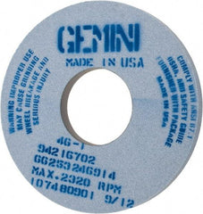 Norton - 14" Diam x 5" Hole x 1" Thick, I Hardness, 46 Grit Surface Grinding Wheel - Aluminum Oxide, Type 1, Coarse Grade, 2,320 Max RPM, No Recess - Industrial Tool & Supply