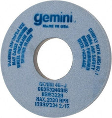 Norton - 14" Diam x 5" Hole x 1" Thick, J Hardness, 46 Grit Surface Grinding Wheel - Aluminum Oxide, Type 1, Coarse Grade, 2,320 Max RPM, No Recess - Industrial Tool & Supply