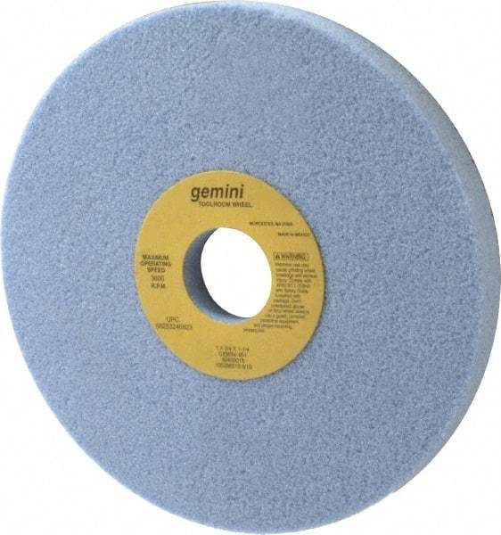 Norton - 7" Diam x 1-1/4" Hole x 3/4" Thick, I Hardness, 46 Grit Surface Grinding Wheel - Aluminum Oxide, Type 5, Coarse Grade, 3,600 Max RPM, One-Side Recess - Industrial Tool & Supply