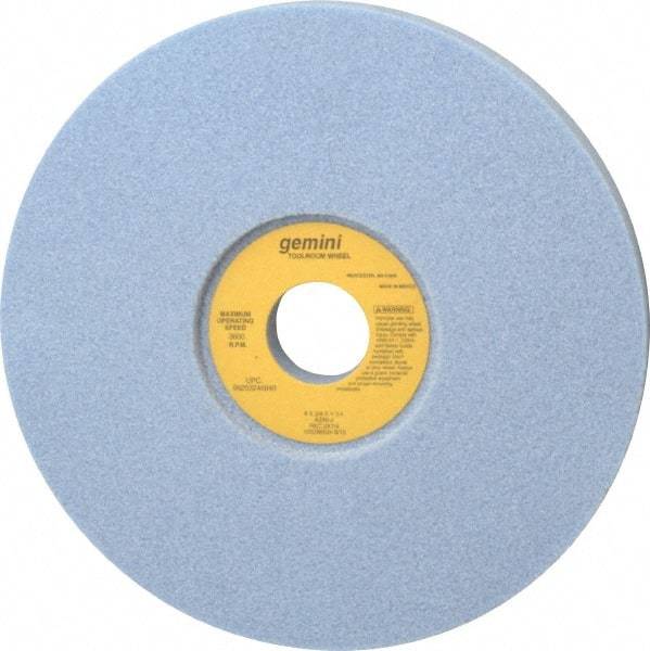 Norton - 8" Diam x 1-1/4" Hole x 3/4" Thick, J Hardness, 46 Grit Surface Grinding Wheel - Aluminum Oxide, Type 5, Coarse Grade, 3,600 Max RPM, One-Side Recess - Industrial Tool & Supply