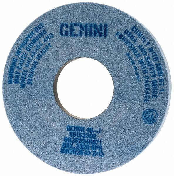 Norton - 14" Diam x 5" Hole x 1-1/2" Thick, J Hardness, 46 Grit Surface Grinding Wheel - Aluminum Oxide, Type 5, Coarse Grade, 2,320 Max RPM, One-Side Recess - Industrial Tool & Supply