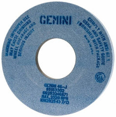 Norton - 14" Diam x 5" Hole x 1-1/2" Thick, J Hardness, 46 Grit Surface Grinding Wheel - Aluminum Oxide, Type 5, Coarse Grade, 2,320 Max RPM, One-Side Recess - Industrial Tool & Supply