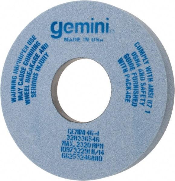 Norton - 14" Diam x 5" Hole x 2" Thick, I Hardness, 46 Grit Surface Grinding Wheel - Aluminum Oxide, Type 5, Coarse Grade, 2,320 Max RPM, One-Side Recess - Industrial Tool & Supply