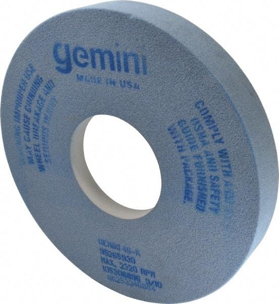 Norton - 14" Diam x 5" Hole x 2" Thick, K Hardness, 46 Grit Surface Grinding Wheel - Aluminum Oxide, Type 5, Coarse Grade, 2,320 Max RPM, One-Side Recess - Industrial Tool & Supply