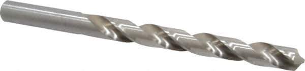 Chicago-Latrobe - Letter U 118° High Speed Steel Jobber Drill - Bright Finish, Right Hand Cut, Spiral Flute, Straight Shank, 5" OAL, Standard Point - Industrial Tool & Supply