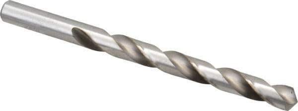 Chicago-Latrobe - Letter W 118° High Speed Steel Jobber Drill - Bright Finish, Right Hand Cut, Spiral Flute, Straight Shank, 5-1/8" OAL, Standard Point - Industrial Tool & Supply