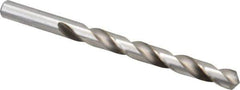 Chicago-Latrobe - Letter W 118° High Speed Steel Jobber Drill - Bright Finish, Right Hand Cut, Spiral Flute, Straight Shank, 5-1/8" OAL, Standard Point - Industrial Tool & Supply