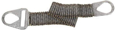 Lift-All - 6' Long x 3" Wide, 3,500 Lb Vertical Capacity, Steel Web Sling - 3,500 Lb Choker Capacity, with Hook Ends - Industrial Tool & Supply