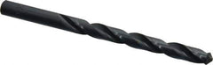 Chicago-Latrobe - Letter T 118° High Speed Steel Jobber Drill - Oxide Finish, Right Hand Cut, Spiral Flute, Straight Shank, 4-7/8" OAL, Standard Point - Industrial Tool & Supply
