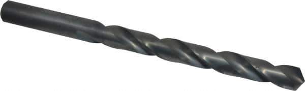 Chicago-Latrobe - Letter V 118° High Speed Steel Jobber Drill - Oxide Finish, Right Hand Cut, Spiral Flute, Straight Shank, 5" OAL, Standard Point - Industrial Tool & Supply