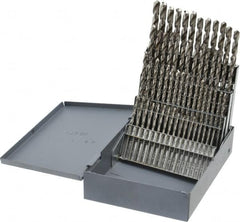 Chicago-Latrobe - 118° Point, Bright Finish, High Speed Steel Jobber Length Drill Bit Set - Industrial Tool & Supply