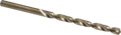 Chicago-Latrobe - #6 135° Cobalt Jobber Drill - Oxide/Gold Finish, Right Hand Cut, Spiral Flute, Straight Shank, 3-3/4" OAL, Split Point - Industrial Tool & Supply