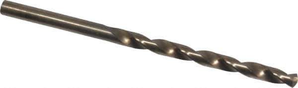 Chicago-Latrobe - #13 135° Cobalt Jobber Drill - Oxide/Gold Finish, Right Hand Cut, Spiral Flute, Straight Shank, 3-1/2" OAL, Split Point - Industrial Tool & Supply