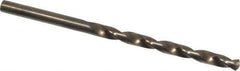 Chicago-Latrobe - #13 135° Cobalt Jobber Drill - Oxide/Gold Finish, Right Hand Cut, Spiral Flute, Straight Shank, 3-1/2" OAL, Split Point - Industrial Tool & Supply
