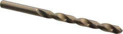 Chicago-Latrobe - 0.277" 135° Cobalt Jobber Drill - Oxide/Gold Finish, Right Hand Cut, Spiral Flute, Straight Shank, 4-1/8" OAL, Split Point - Industrial Tool & Supply