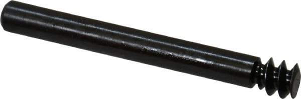 Made in USA - 1/4" Max Diam, Abrasive Disc Mandrel - 2" Long - Industrial Tool & Supply