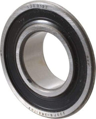 SKF - 35mm Bore Diam, 72mm OD, Double Seal Self Aligning Radial Ball Bearing - 23mm Wide, 2 Rows, Round Bore, 1,980 Lb Static Capacity, 6,900 Lb Dynamic Capacity - Industrial Tool & Supply