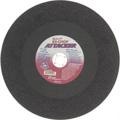Sait - 14" Aluminum Oxide Cutoff Wheel - 3/32" Thick, 1" Arbor, 4,400 Max RPM, Use with Chop Saws - Industrial Tool & Supply