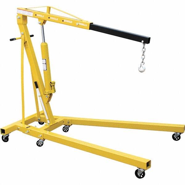 Vestil - 4,000 Lb Load Capacity, Steel Shop Crane - 5' 3/64" Span - Industrial Tool & Supply