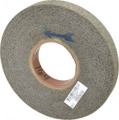 Brite Star - 8" Diam, 1" Face Width, 3" Center Hole, Fine Grade, Silicon Carbide Deburring Wheel - Convolute, Soft Density 6 Grade, 3,400 RPM - Industrial Tool & Supply