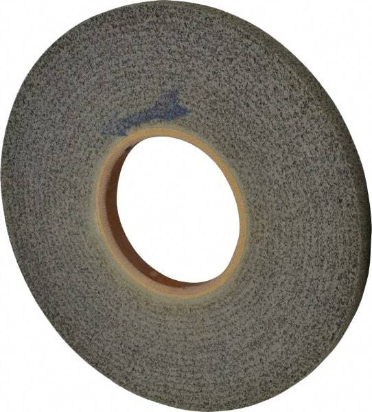 Brite Star - 8" Diam, 1/2" Face Width, 3" Center Hole, Fine Grade, Silicon Carbide Deburring Wheel - Convolute, Hard Density 8 Grade, 3,400 RPM - Industrial Tool & Supply