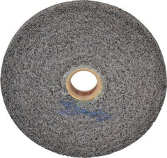 Brite Star - 6" Diam, 1/2" Face Width, 1" Center Hole, Medium Grade, Aluminum Oxide Deburring Wheel - Convolute, Soft Density 5 Grade, 6,000 RPM - Industrial Tool & Supply