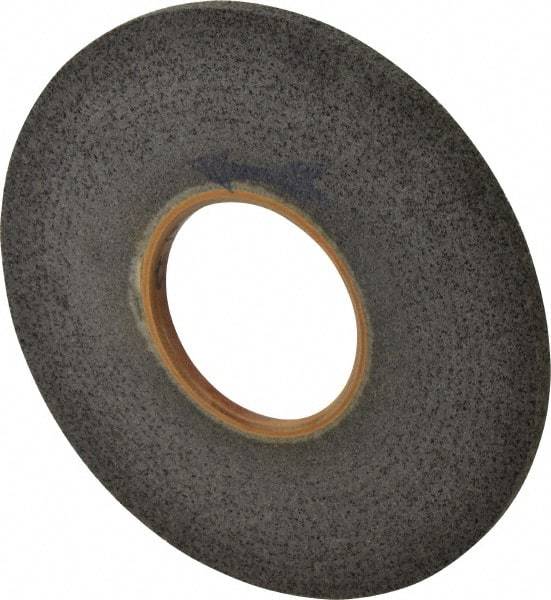 Brite Star - 8" Diam, 3/8" Face Width, 3" Center Hole, Fine Grade, Silicon Carbide Deburring Wheel - Convolute, Extra Hard Density 8 Grade, 3,400 RPM - Industrial Tool & Supply