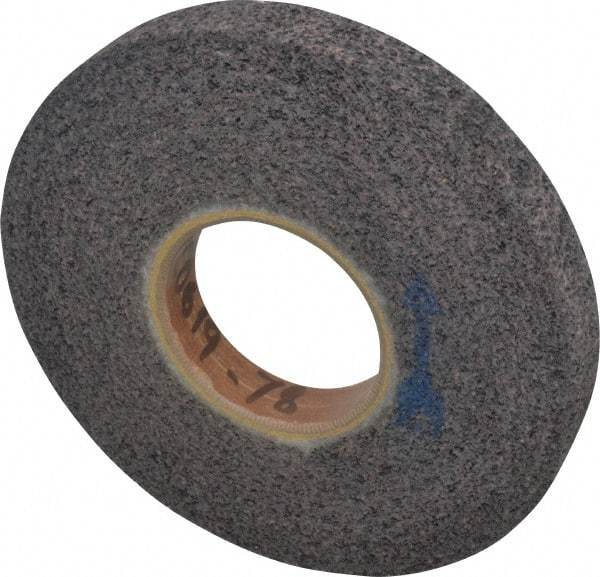 Brite Star - 8" Diam, 1" Face Width, 3" Center Hole, Coarse Grade, Aluminum Oxide Deburring Wheel - Convolute, Medium Density 6 Grade, 4,500 RPM - Industrial Tool & Supply