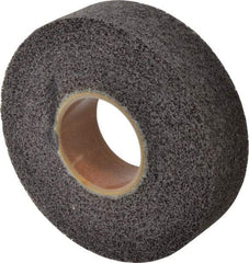 Brite Star - 8" Diam, 2" Face Width, 3" Center Hole, Medium Grade, Aluminum Oxide Deburring Wheel - Convolute, Hard Density 8 Grade, 4,500 RPM - Industrial Tool & Supply