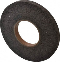 Brite Star - 12" Diam, 1" Face Width, 5" Center Hole, Medium Grade, Aluminum Oxide Deburring Wheel - Convolute, Extra Hard Density 8 Grade, 3,000 RPM - Industrial Tool & Supply